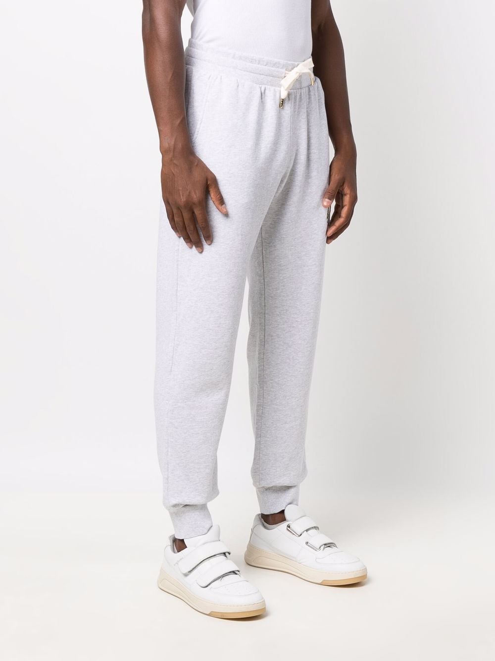 Shop Casablanca Tennis Club Logo-embroidered Track Pants In 灰色