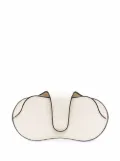Valextra leather glasses case - White