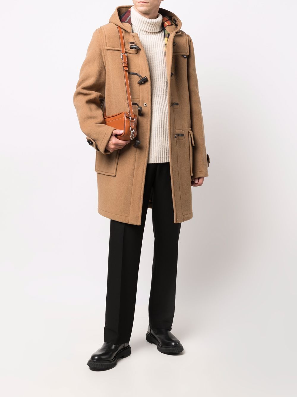 фото Gloverall hooded duffle coat