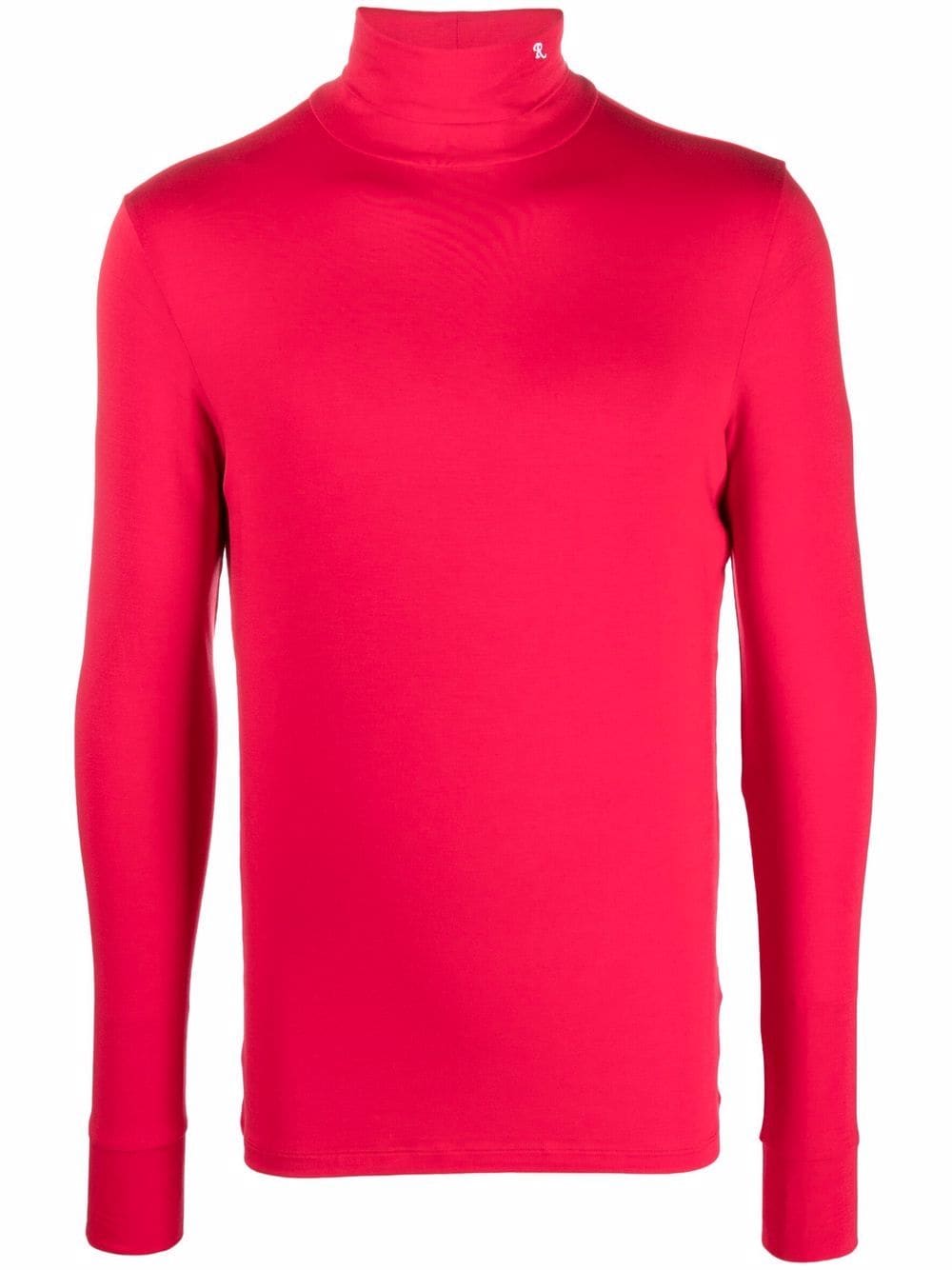 

Raf Simons playera con cuello vuelto - Rojo