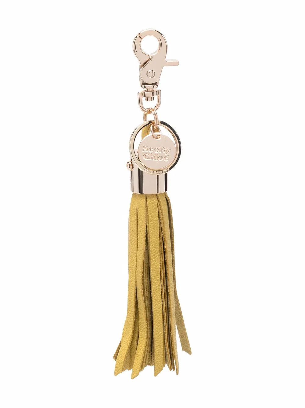 Image 1 of See by Chloé tassel leather keychain