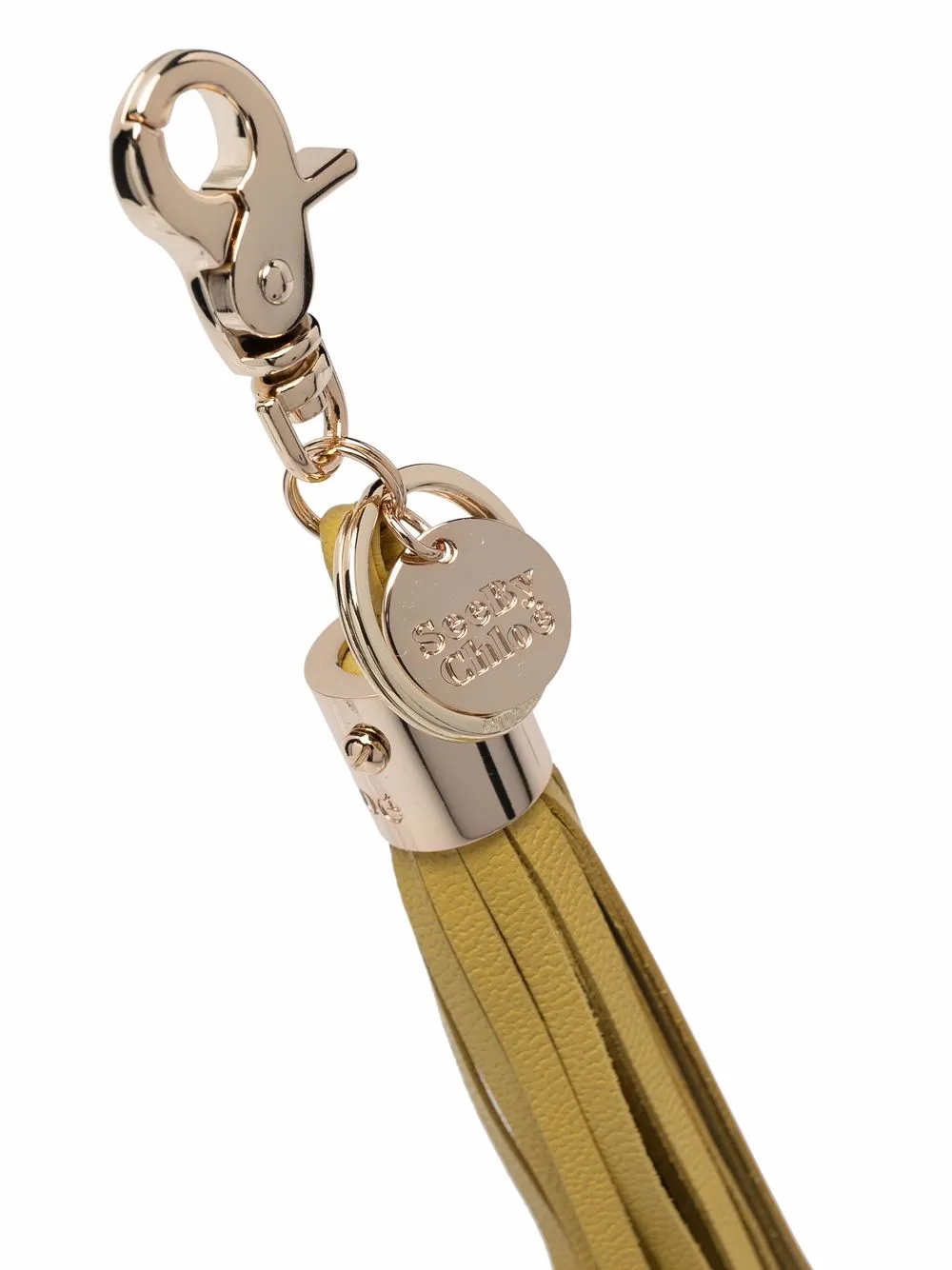 Image 2 of See by Chloé tassel leather keychain