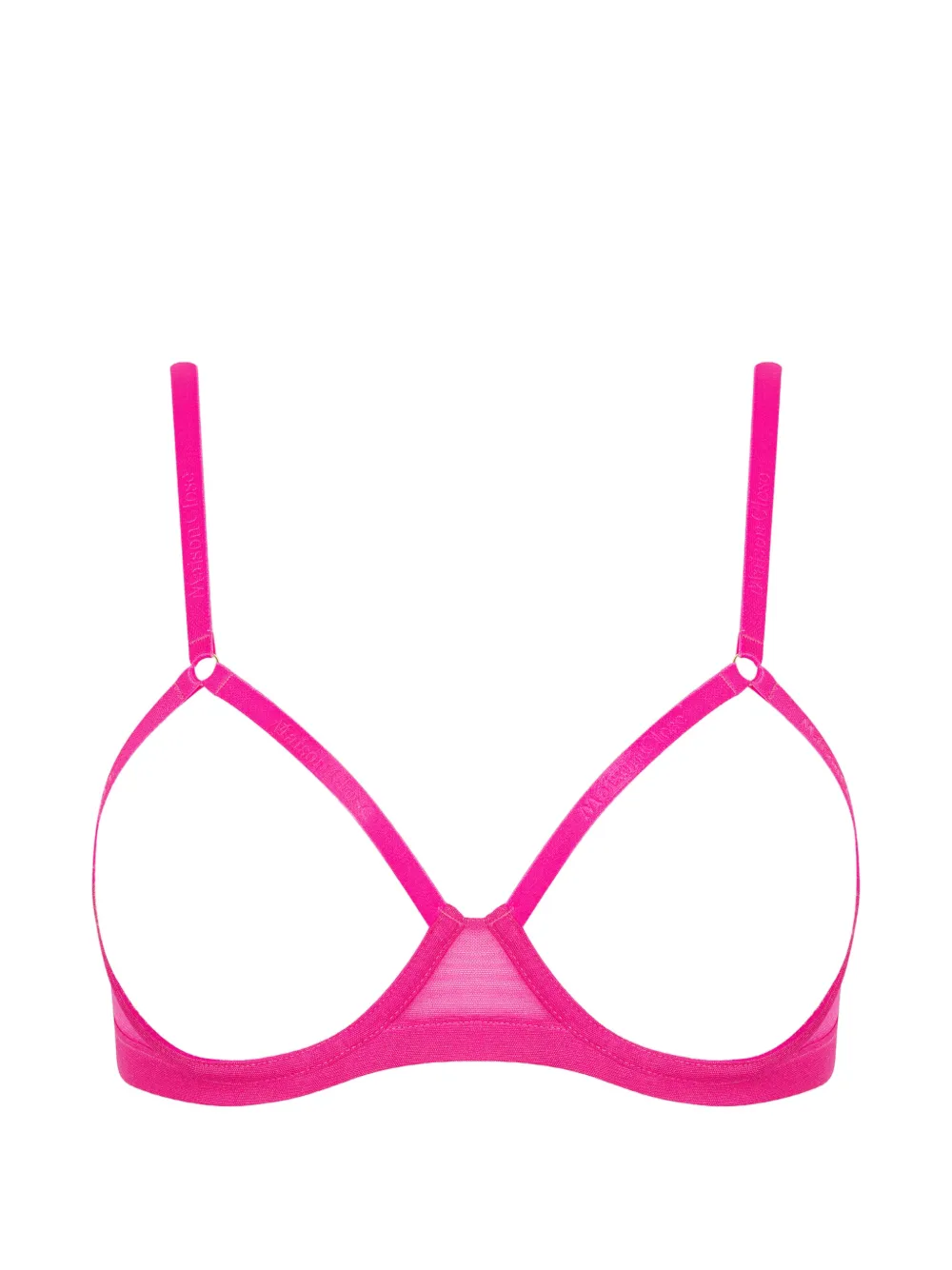 Maison Close Neon Open Bra In Pink