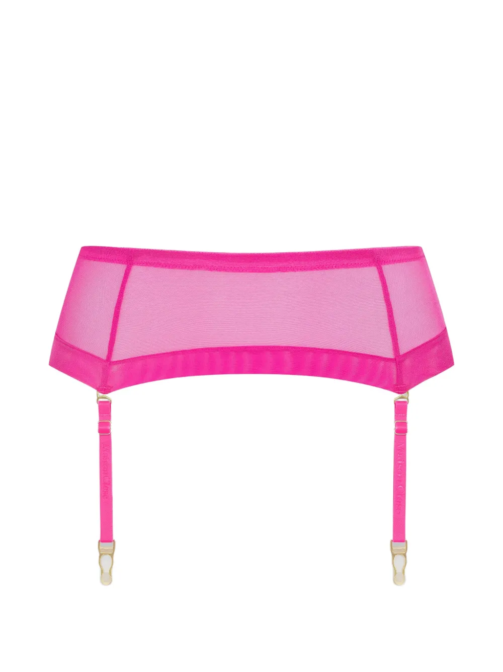 Maison Close Corps à Corps Neon sheer garter belt