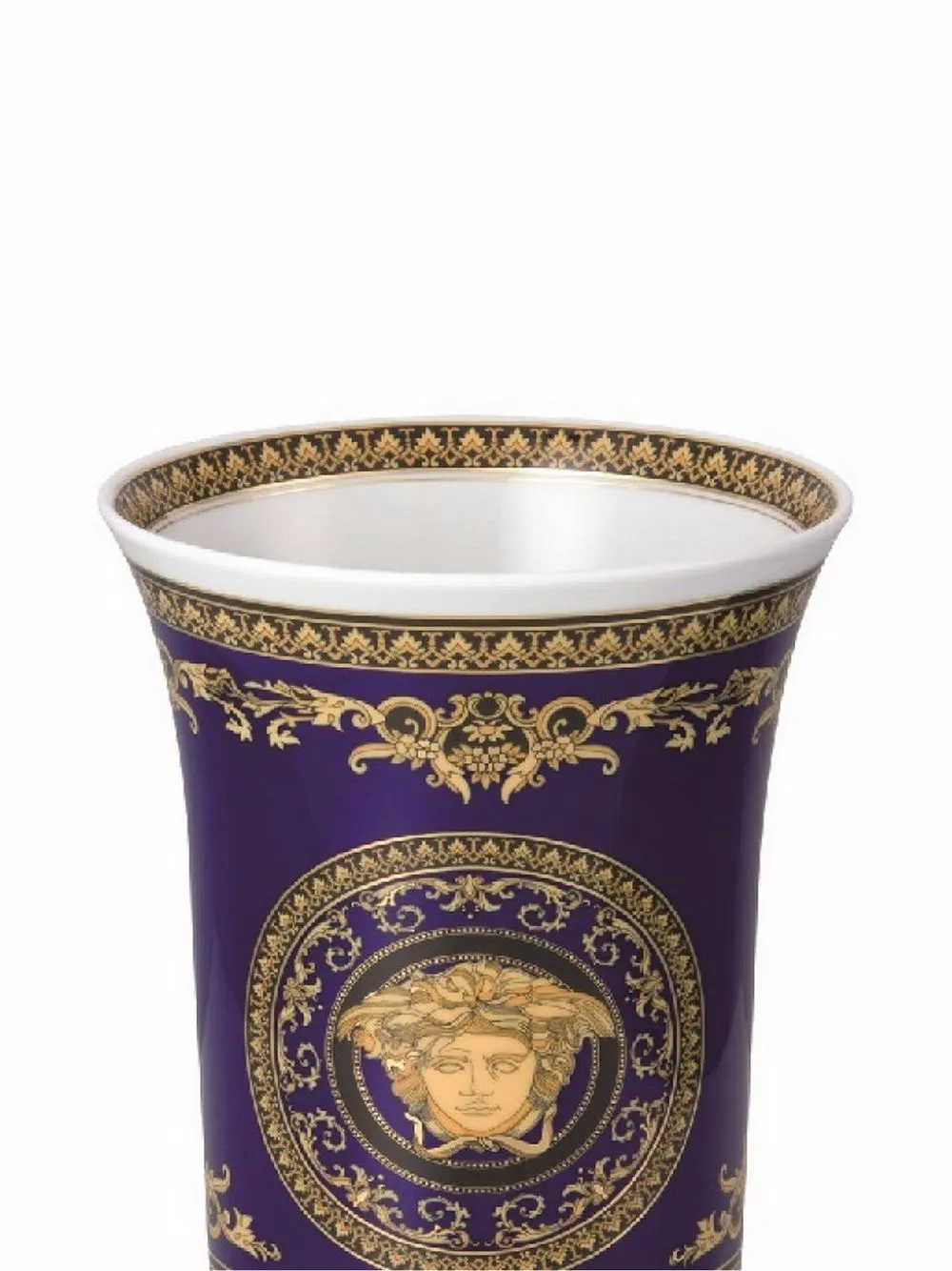 Versace Vaas met Medusa patroon - Blauw