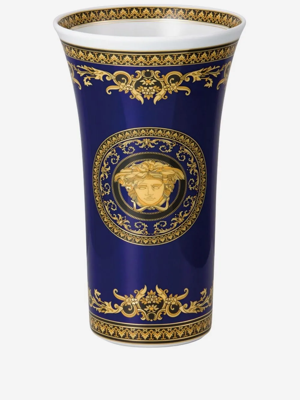 Versace Medusa Head motif vase | Blue | Image 1