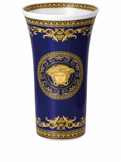 Versace Medusa Head motif vase