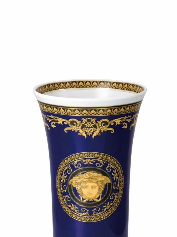 Versace メデューサ フラワーベース | ブルー | FARFETCH JP