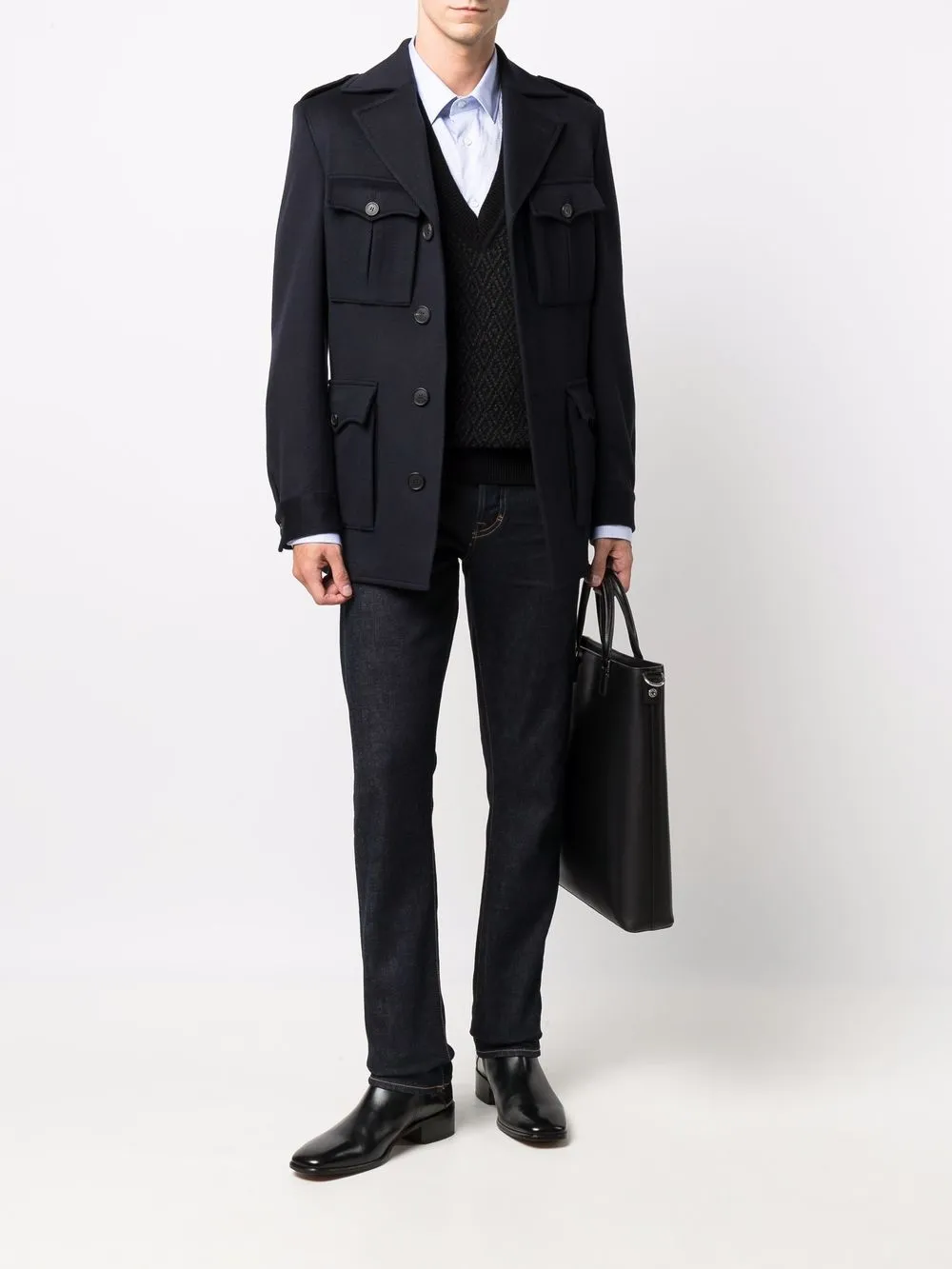 фото Corneliani шерстяное пальто