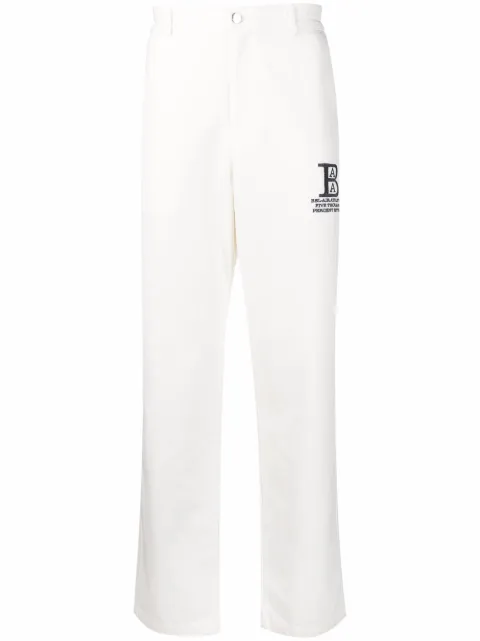 BEL-AIR ATHLETICS straight-leg cotton trousers