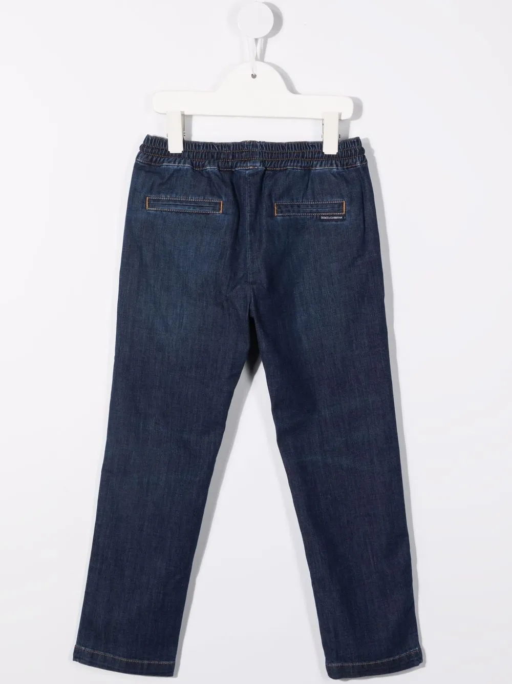 Shop Dolce & Gabbana Mid-rise Slim-fit Jeans In Blue