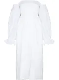 Sleeper Atlanta linen midi dress - White