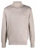 Maison Kitsuné roll-neck fine-knit jumper - Neutrals