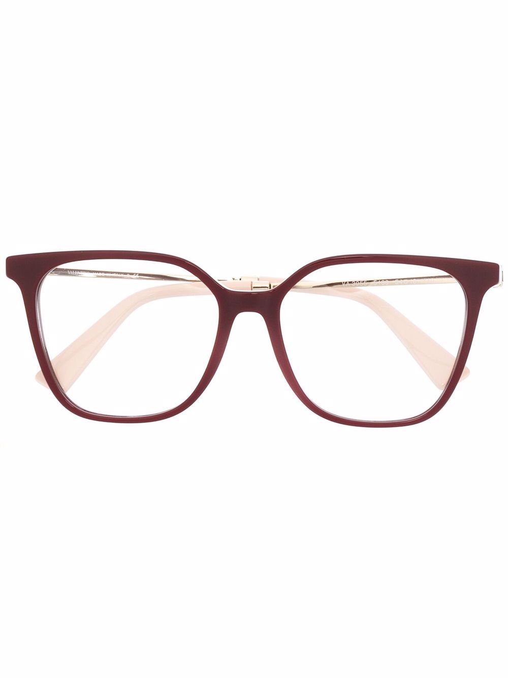 фото Valentino eyewear очки в квадратной оправе