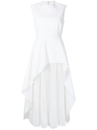 Solace London Severny Pleated Midi Dress - Farfetch