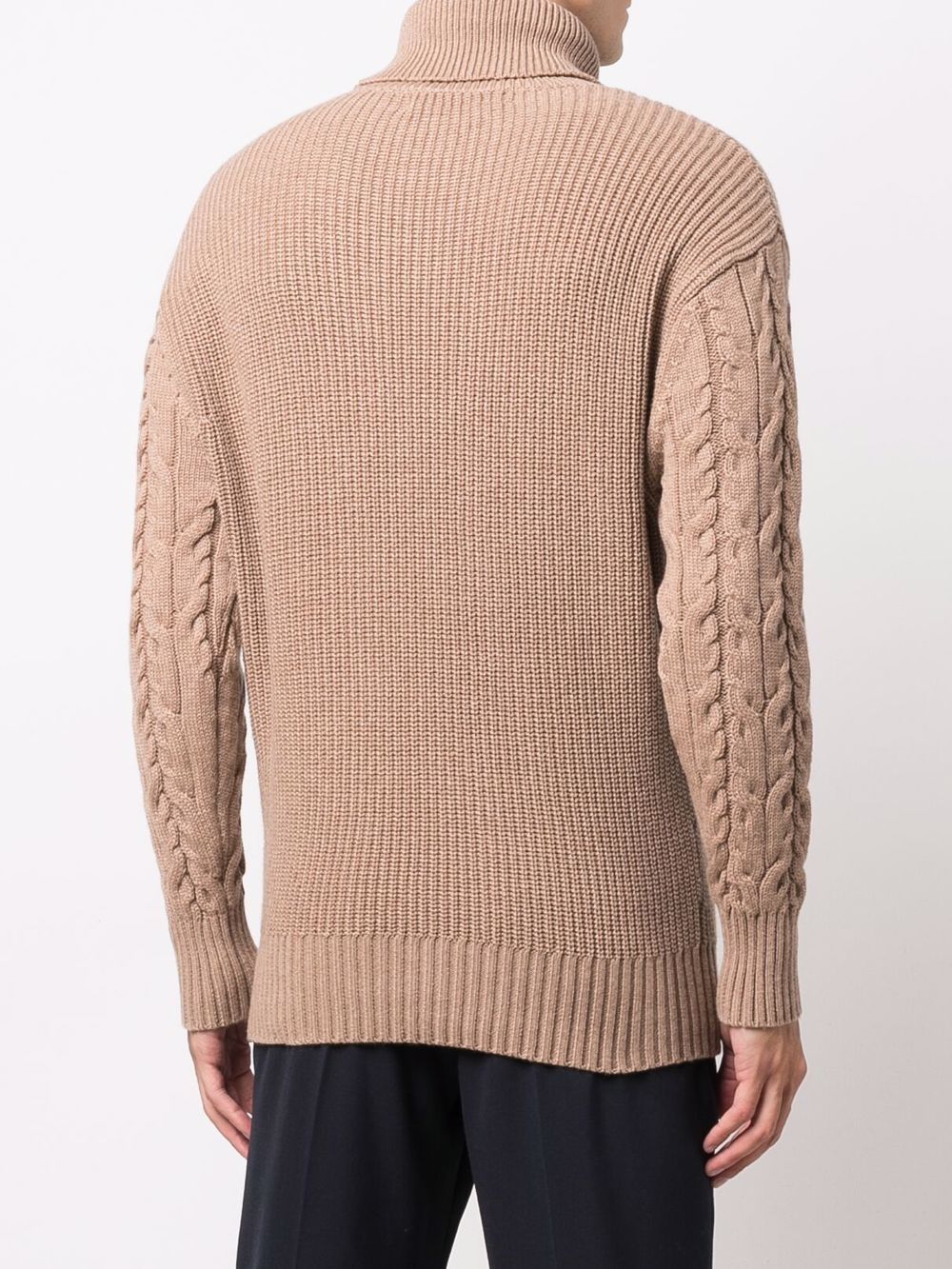 фото Ballantyne front patch roll-neck jumper