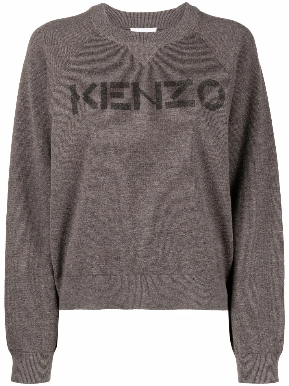 

Kenzo suéter con logo bordado - Marrón