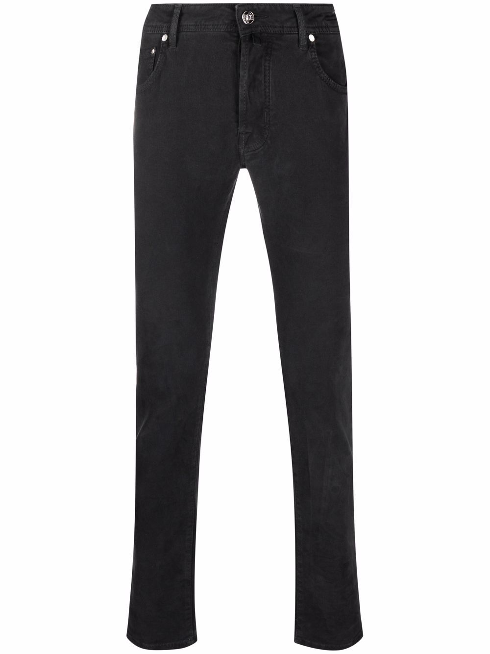 

Jacob Cohen skinny jeans con parche del logo - Negro