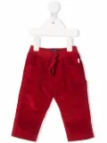 Il Gufo corduroy drawstring trousers - Red
