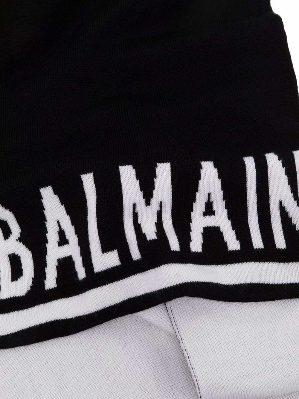 фото Balmain kids шарф вязки интарсия