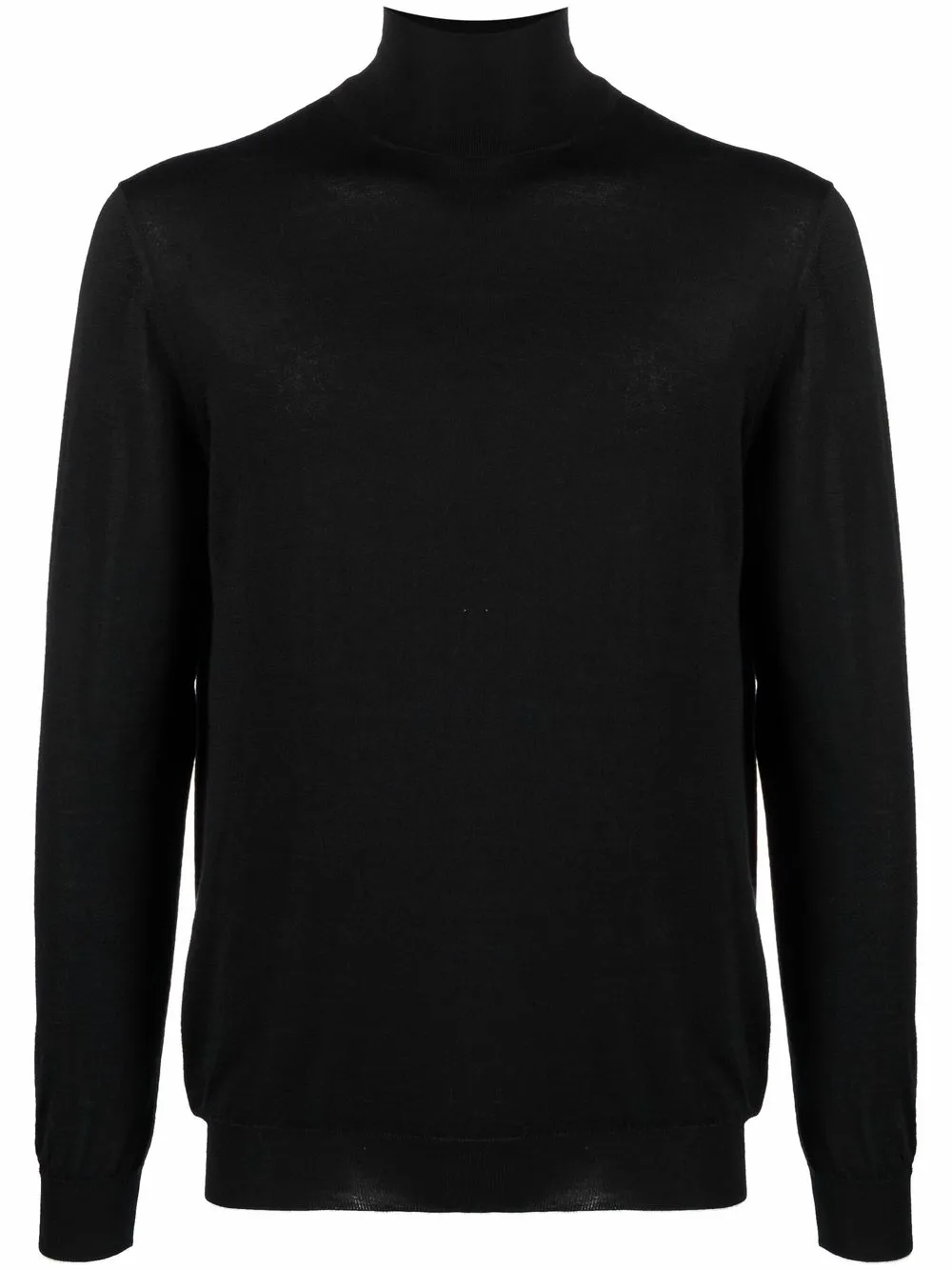 

Malo roll-neck fine-knit jumper - Black