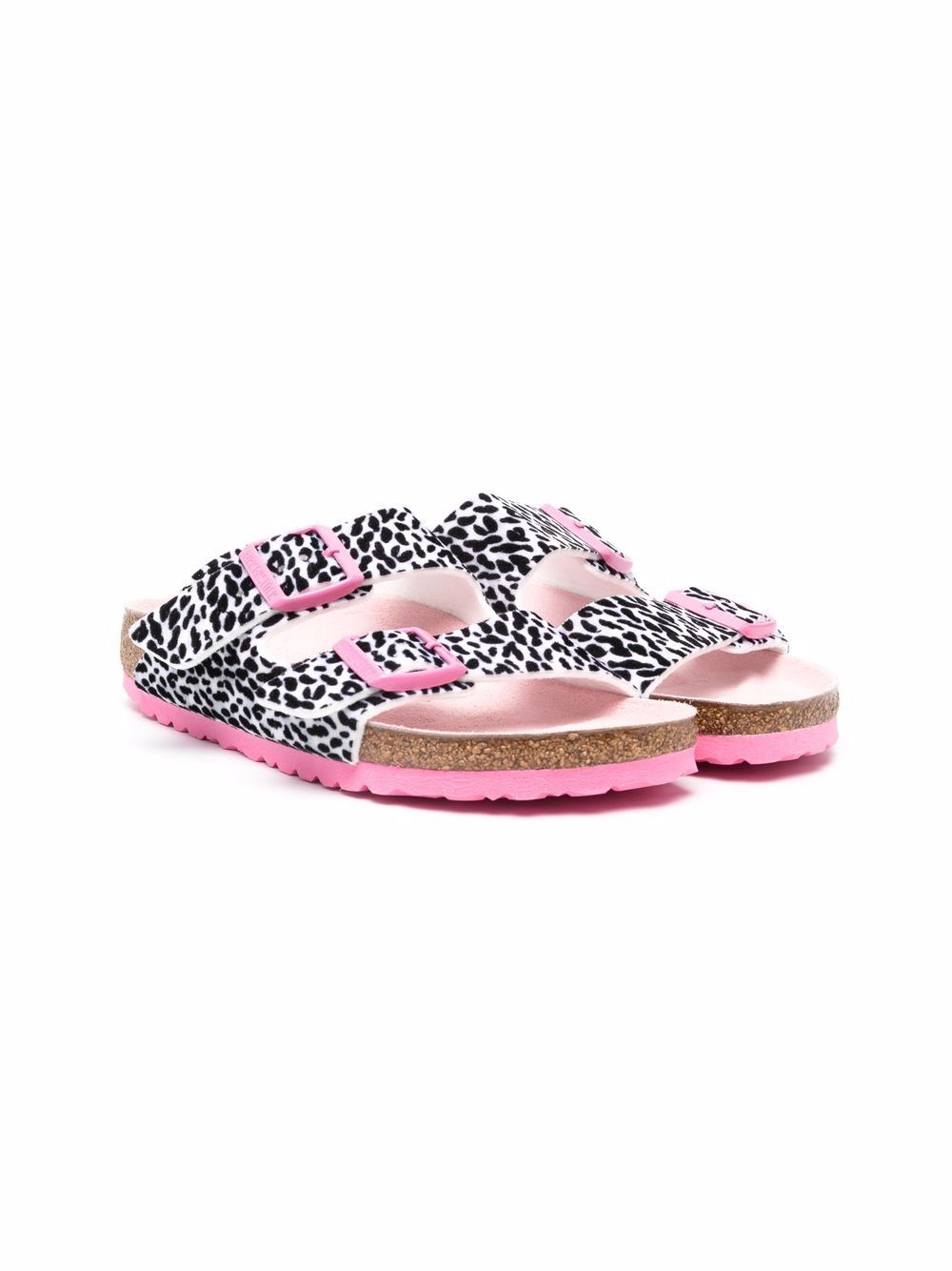 фото Birkenstock kids шлепанцы arizona с принтом