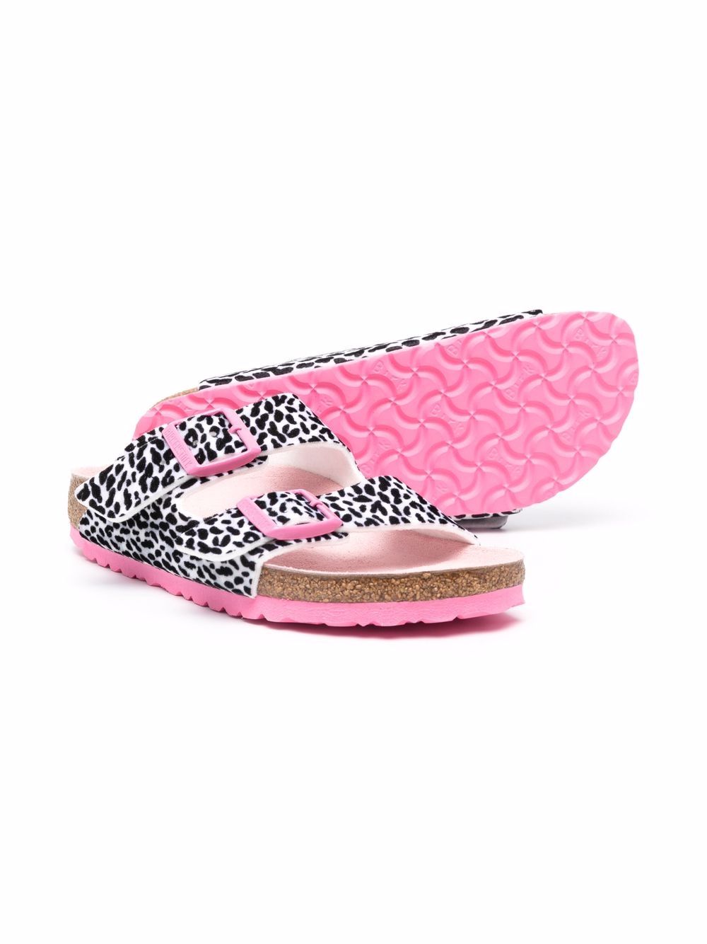 фото Birkenstock kids шлепанцы arizona с принтом