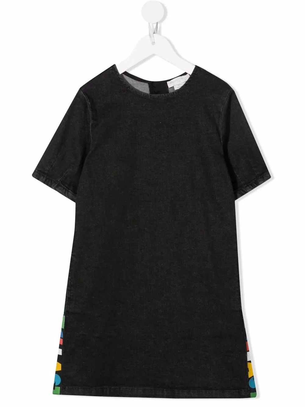 

Stella McCartney Kids logo-print detail dress - Negro