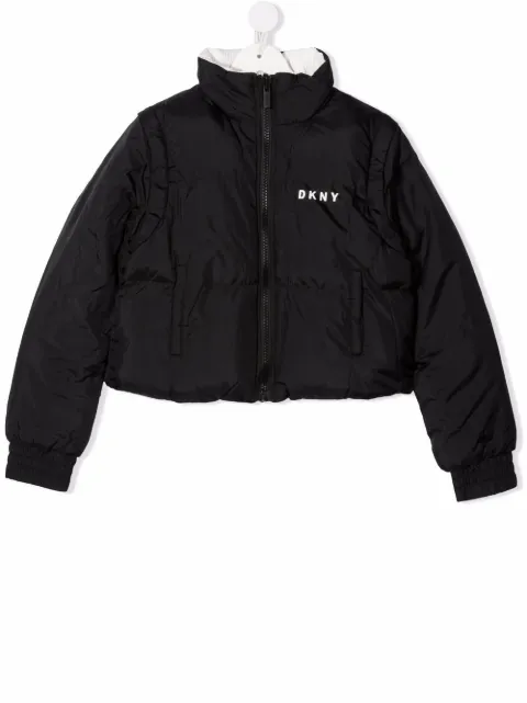 Dkny Kids جاكيت مبطن بوجهين