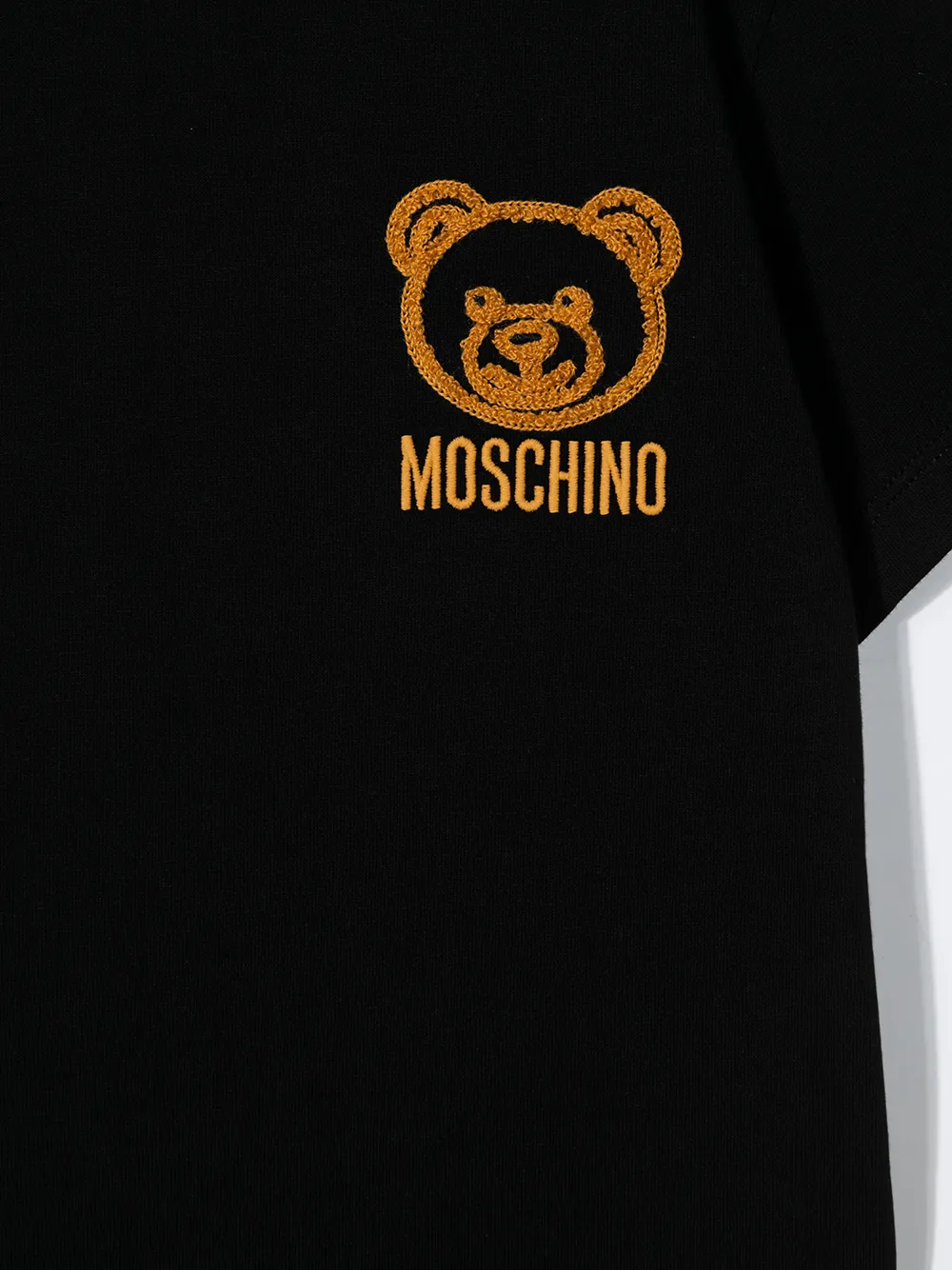 фото Moschino kids футболка с принтом teddy bear