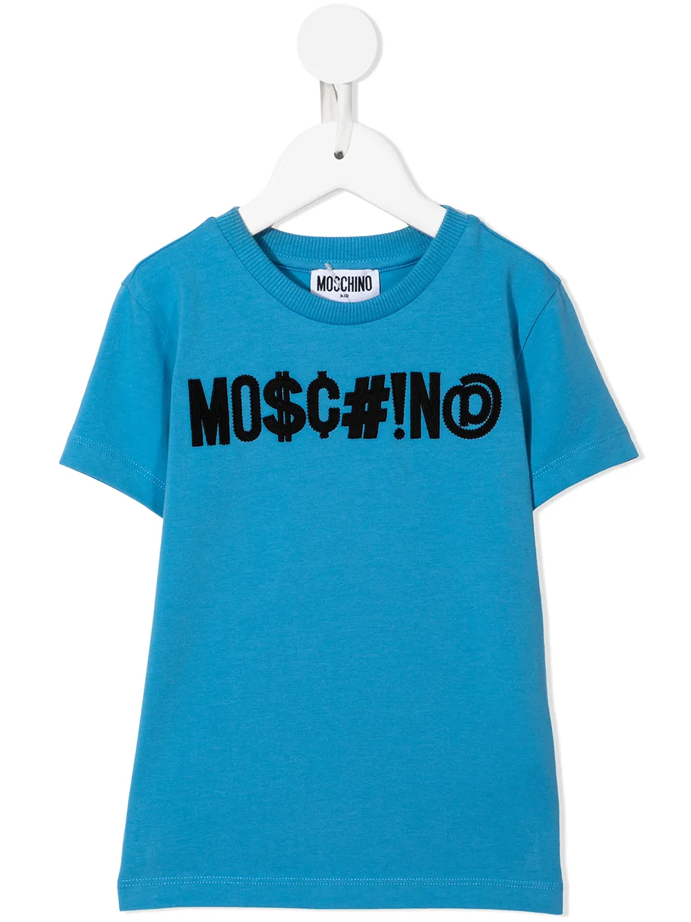 фото Moschino kids футболка с логотипом