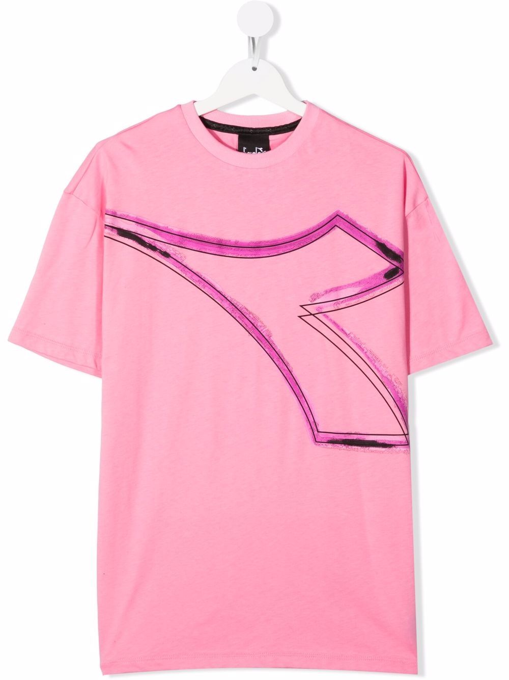 фото Diadora junior teen logo-print cotton t-shirt