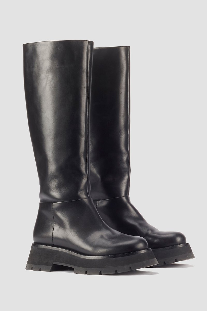 Kate Lug Sole Tube Boot-black #1 Kate Lug Sole Tube Boot, null- 3
