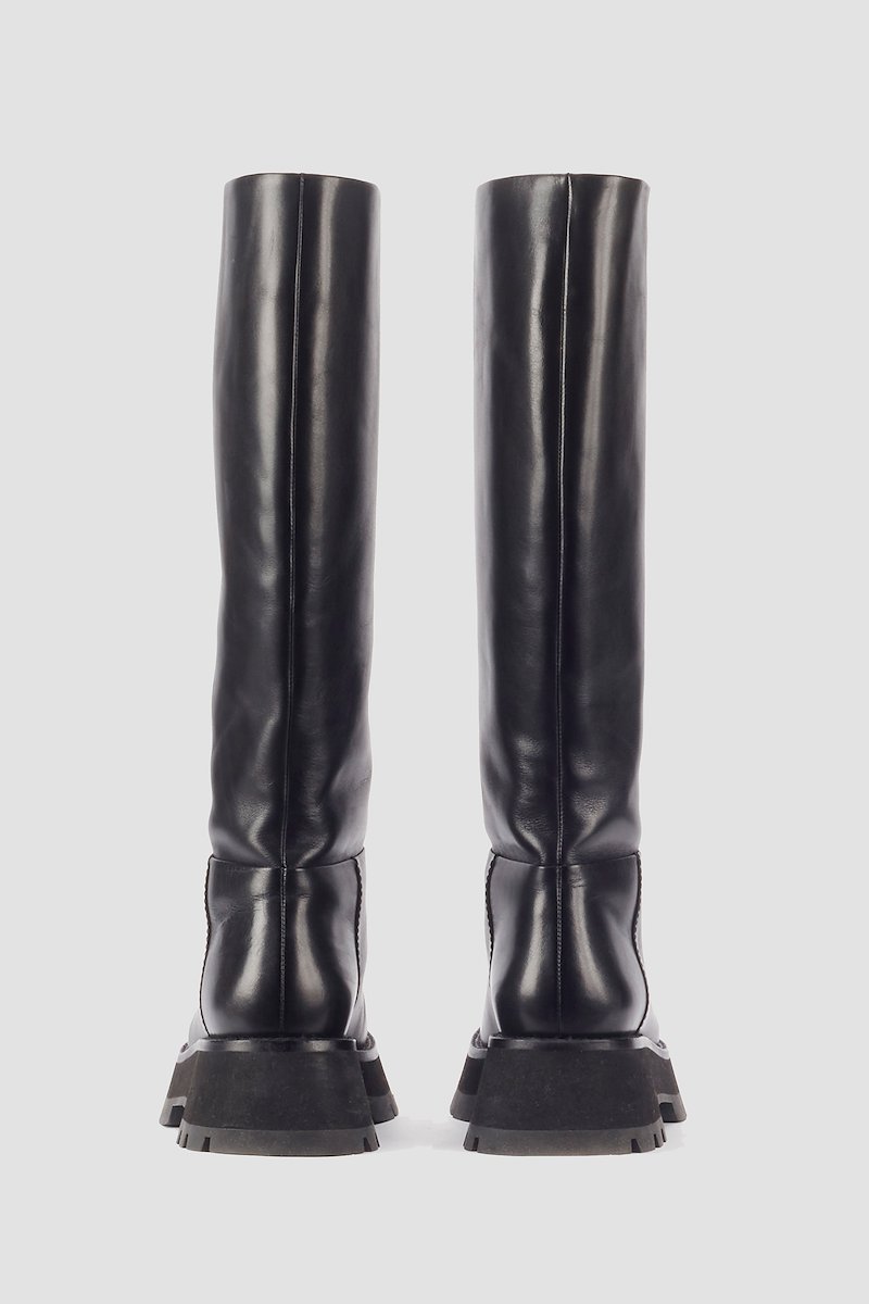 Kate Lug Sole Tube Boot-black #0 Kate Lug Sole Tube Boot, null- 4