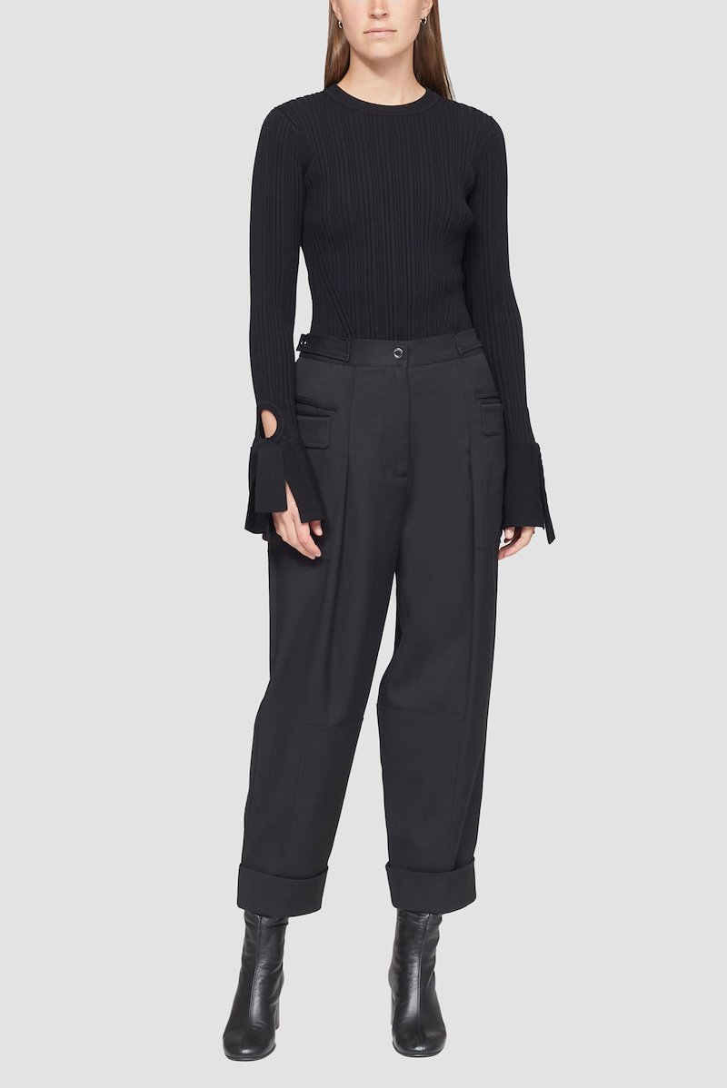 Twill Utility Pant-black #0 Twill Utility Pant, null- 0