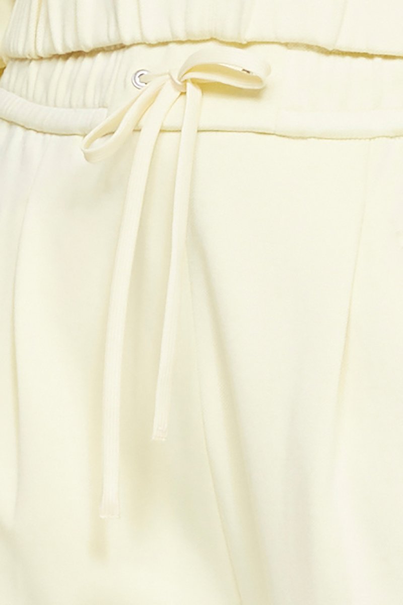 Knit Twill Flared Leg Track Pant-yellow #0 Knit Twill Flared Leg Track Pant, null- 4