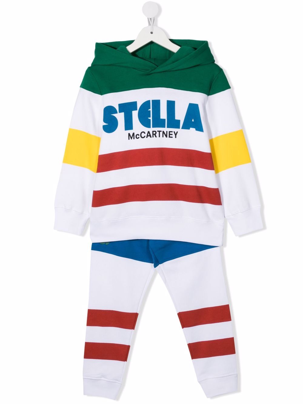 фото Stella mccartney kids спортивный костюм в стиле колор-блок с логотипом