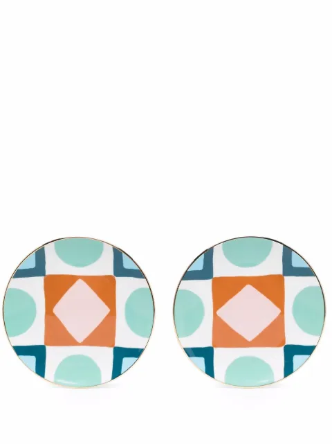 La DoubleJ Diamond Dots porcelain plate set