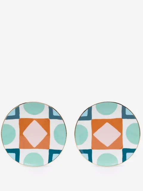 La DoubleJ Diamond Dots porcelain plate set