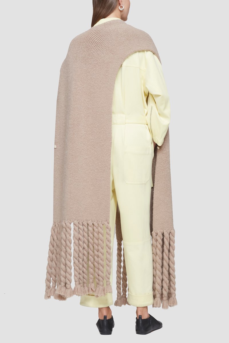 Oversized Poncho Scarf-neutrals #1 Oversized Poncho Scarf, null- 3