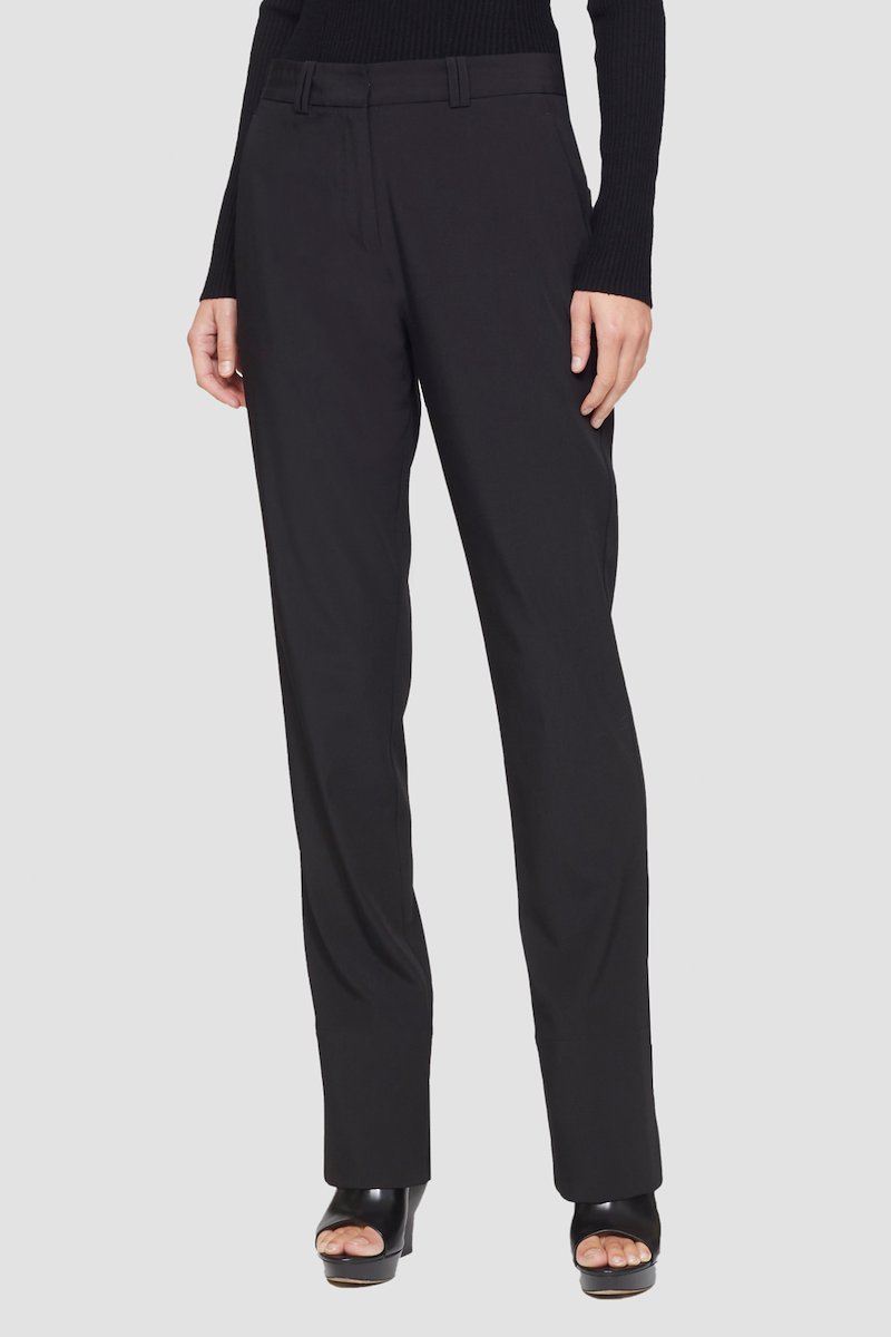 Tuxedo Trouser With Back Slit-black #0 Tuxedo Trouser With Back Slit, null- 4
