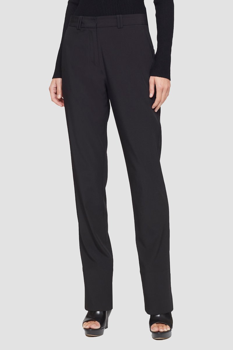 Tuxedo Trouser With Back Slit-black #1 Tuxedo Trouser With Back Slit, null- 5