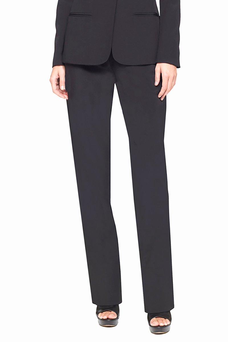 Tuxedo Trouser With Back Slit-black #1 Tuxedo Trouser With Back Slit, null- 1