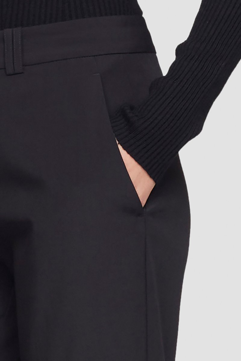 Tuxedo Trouser With Back Slit-black #0 Tuxedo Trouser With Back Slit, null- 12