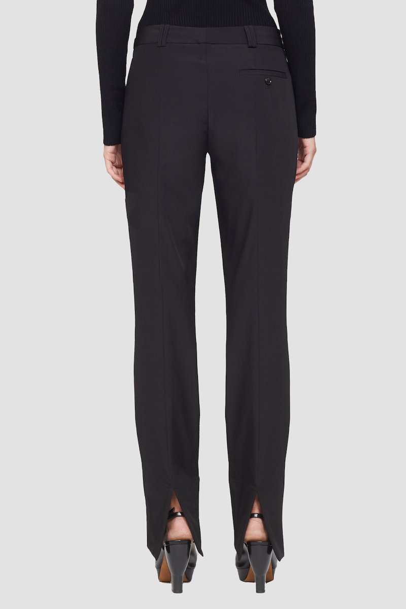 Tuxedo Trouser With Back Slit-black #0 Tuxedo Trouser With Back Slit, null- 10