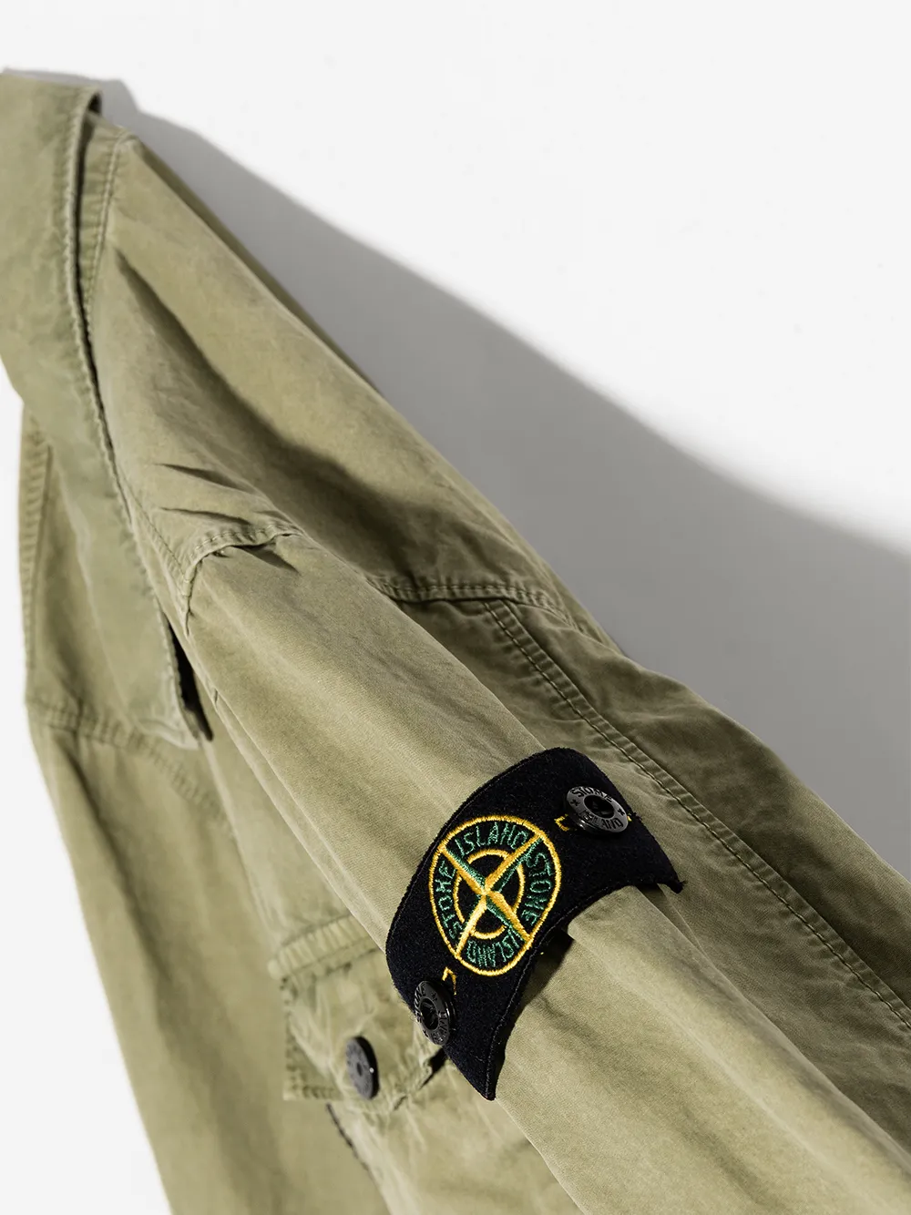 фото Stone island junior куртка на молнии с нашивкой compass