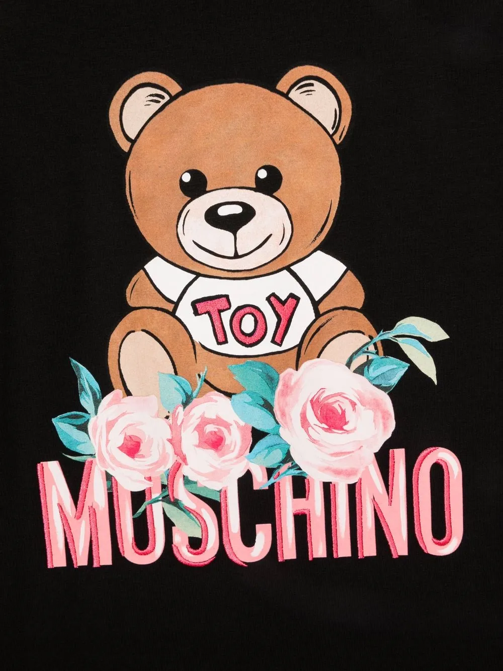 фото Moschino kids топ с принтом teddy bear