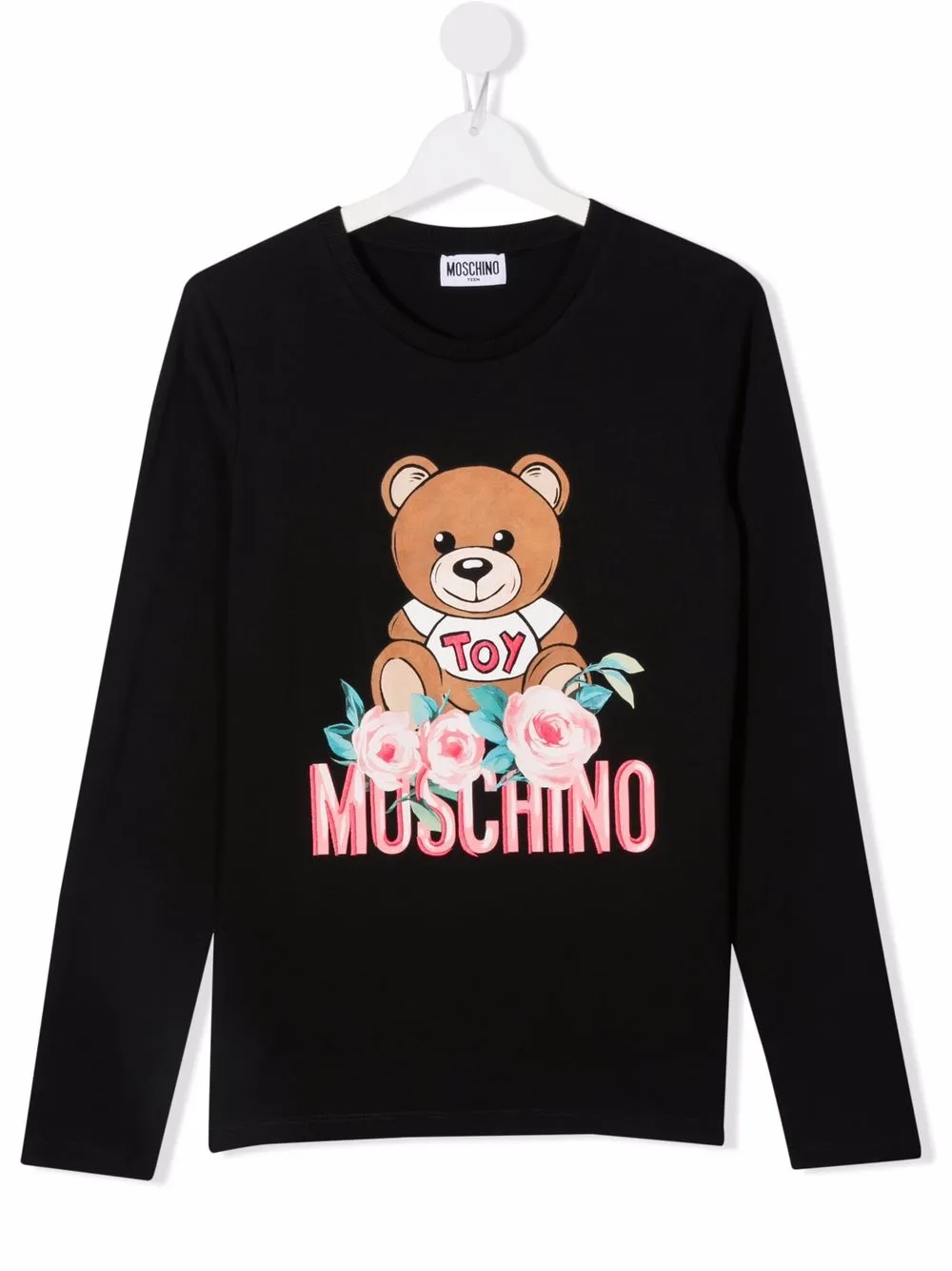 фото Moschino kids топ с принтом teddy bear