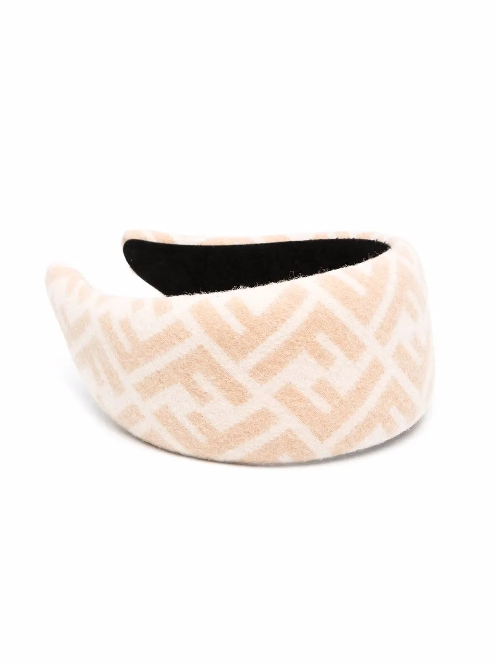 Image 2 of Fendi FF logo-print headband