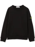 Stone Island Junior Compass badge sweatshirt - Black